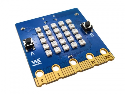 香蕉派BPI-Bit-S2 STEAM教育开发板采用ESP32-S2设计，支持webduino,arduino和microPython