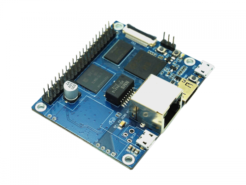 Banana Pi BPI-P2 Zero with Allwinner H3(option H2+/H5) chip design,PoE support, 512M RAM ,8GB eMMC